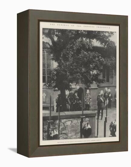 The Funeral of the Empress Frederick-null-Framed Premier Image Canvas