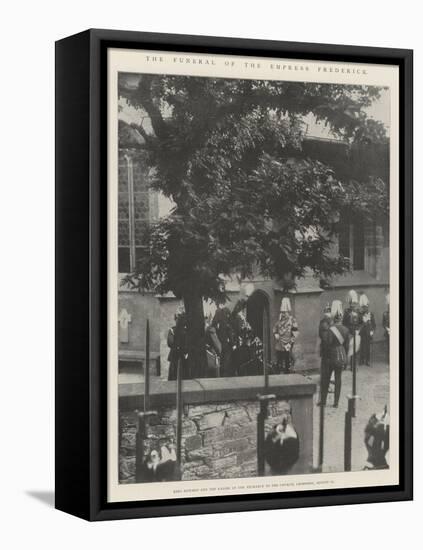 The Funeral of the Empress Frederick-null-Framed Premier Image Canvas