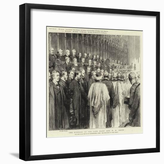 The Funeral of the Late Right Honourable W H Smith-null-Framed Giclee Print
