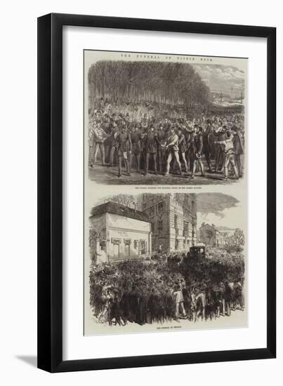 The Funeral of Victor Noir-null-Framed Giclee Print