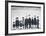 The Funeral Party, 1953-Laurence Stephen Lowry-Framed Premium Giclee Print