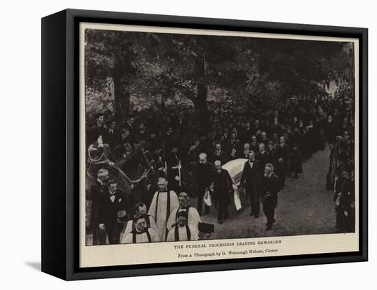 The Funeral Procession Leaving Hawarden-null-Framed Premier Image Canvas