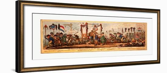 The Funeral Procession of the Rump-null-Framed Giclee Print