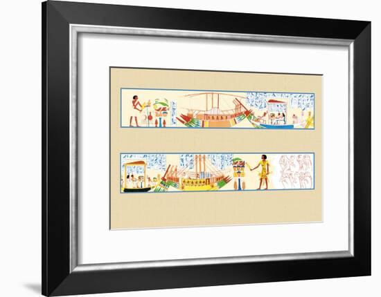 The Funeral Procession-J. Gardner Wilkinson-Framed Art Print