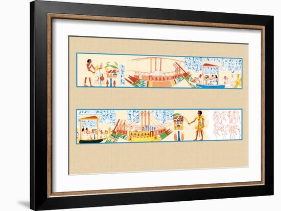 The Funeral Procession-J. Gardner Wilkinson-Framed Art Print