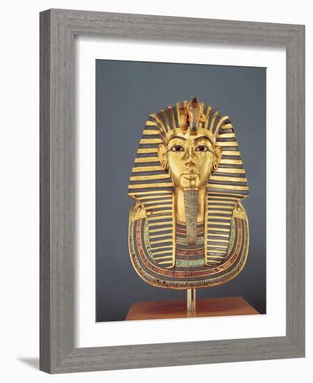 The Funerary Mask of Tutankhamun-Egyptian 18th Dynasty-Framed Giclee Print