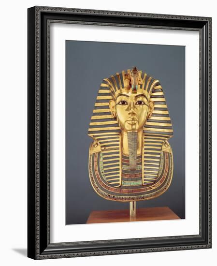 The Funerary Mask of Tutankhamun-Egyptian 18th Dynasty-Framed Giclee Print