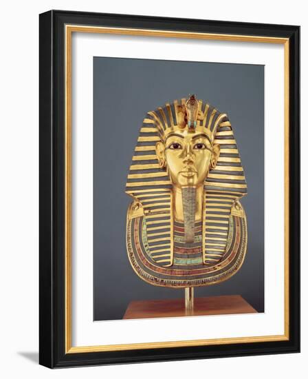 The Funerary Mask of Tutankhamun-Egyptian 18th Dynasty-Framed Giclee Print