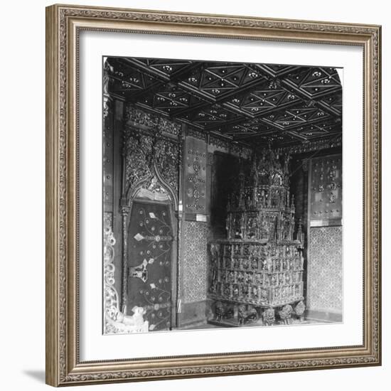 The Furnace in the Prince's Chamber, Festung Hohensalzburg, Salzburg, Austria, C1900s-Wurthle & Sons-Framed Photographic Print