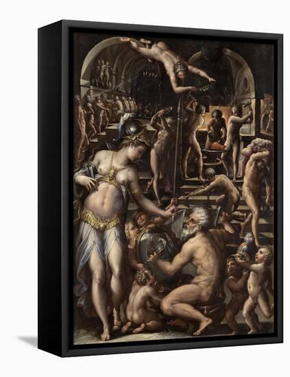 The Furnace of Volcano, 1563-1565-Giorgio Vasari-Framed Premier Image Canvas