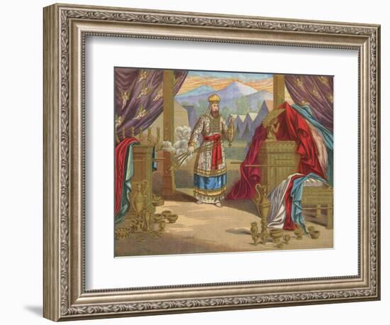 The Furniture of the Tabernacle-English School-Framed Giclee Print