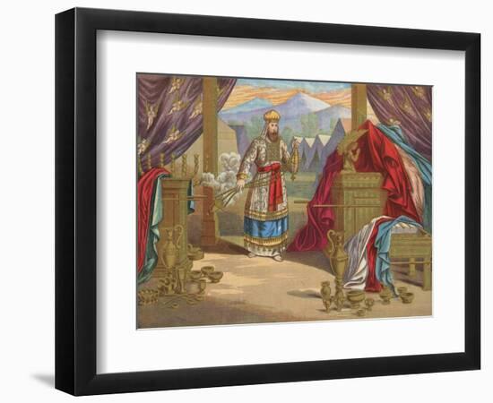 The Furniture of the Tabernacle-English School-Framed Giclee Print