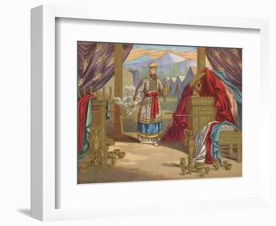 The Furniture of the Tabernacle-English School-Framed Giclee Print