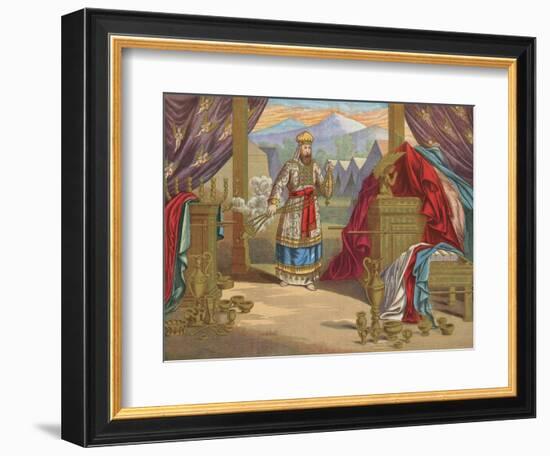 The Furniture of the Tabernacle-English School-Framed Giclee Print