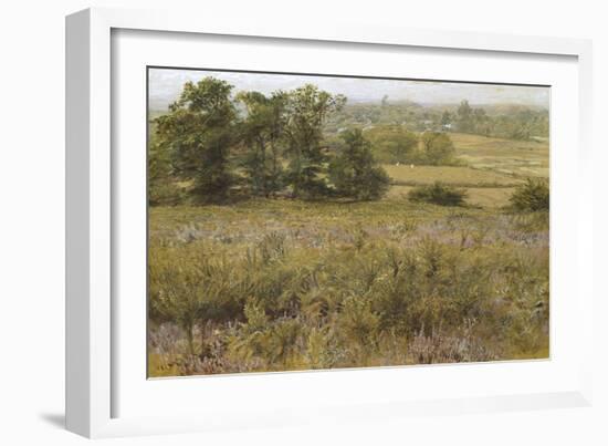 The Furze Field, 19th Century-Samuel Palmer-Framed Giclee Print