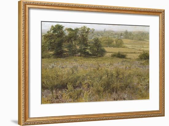 The Furze Field, 19th Century-Samuel Palmer-Framed Giclee Print