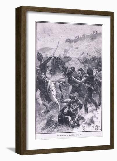 The Fusiliers at Albuera-William Barnes Wollen-Framed Giclee Print