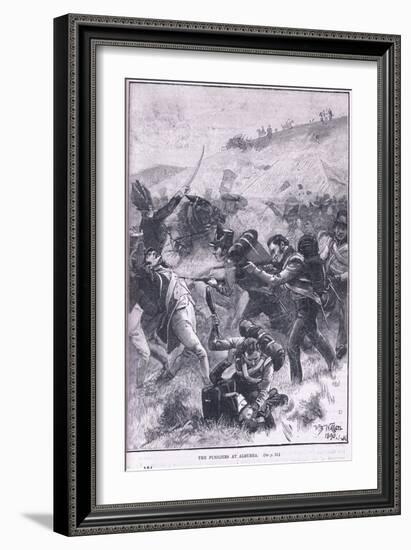 The Fusiliers at Albuera-William Barnes Wollen-Framed Giclee Print