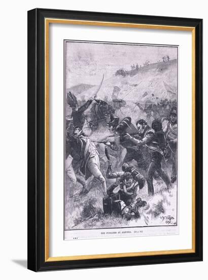 The Fusiliers at Albuera-William Barnes Wollen-Framed Giclee Print