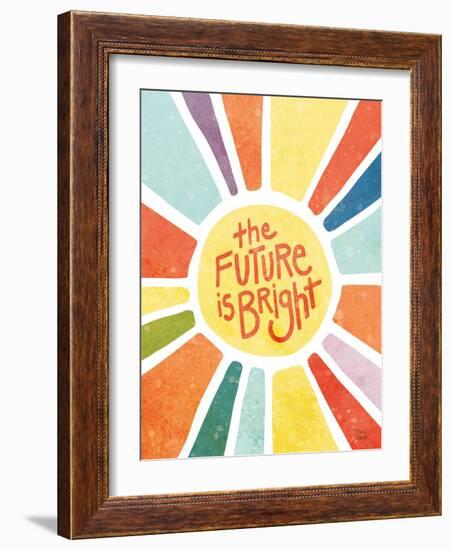 The Future Is Bright-Dina June-Framed Art Print