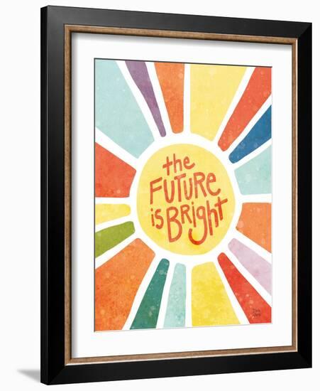 The Future Is Bright-Dina June-Framed Art Print