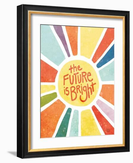 The Future Is Bright-Dina June-Framed Art Print