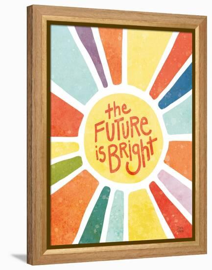 The Future Is Bright-Dina June-Framed Stretched Canvas