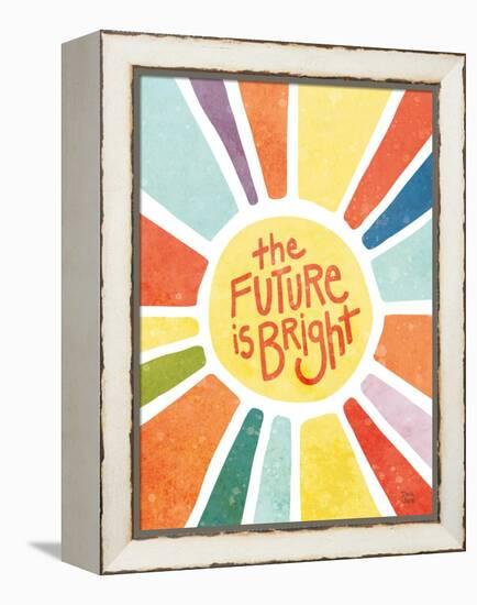 The Future Is Bright-Dina June-Framed Stretched Canvas