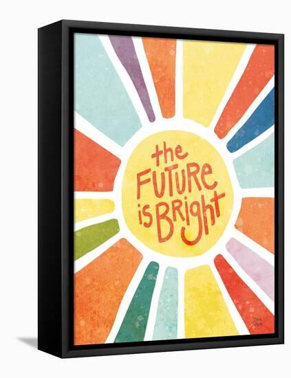 The Future Is Bright-Dina June-Framed Stretched Canvas