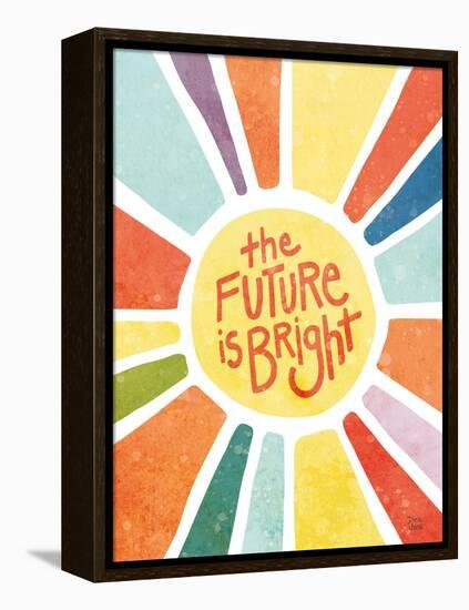 The Future Is Bright-Dina June-Framed Stretched Canvas