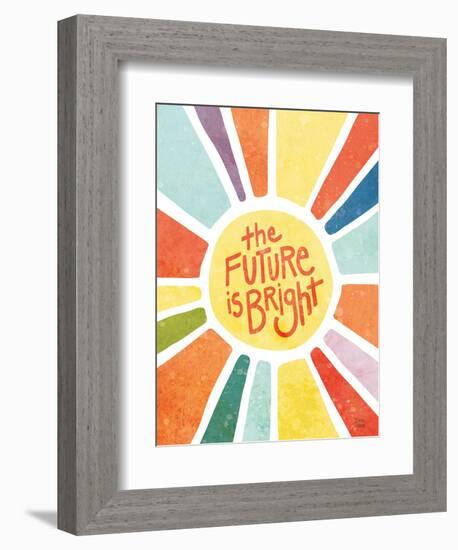 The Future Is Bright-Dina June-Framed Premium Giclee Print