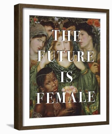 The Future is Female-Eccentric Accents-Framed Giclee Print