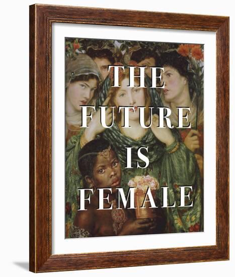 The Future is Female-Eccentric Accents-Framed Giclee Print