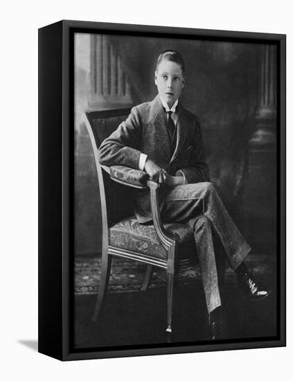 The Future King Edward VIII at the Age of Sixteen, C1910-null-Framed Premier Image Canvas