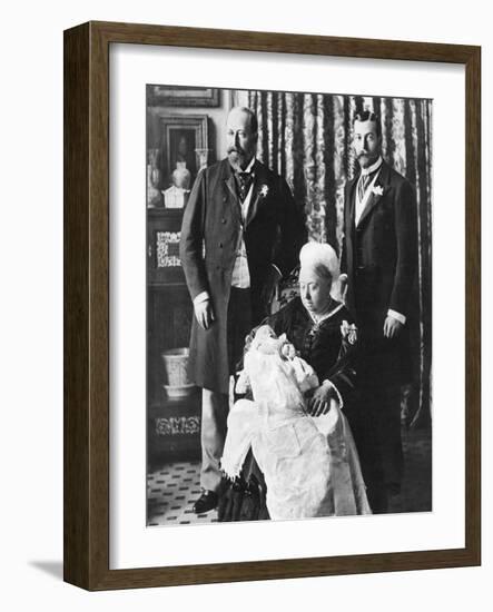 The Future King Edward VIII's Christening Day, 16 July 1894-null-Framed Giclee Print