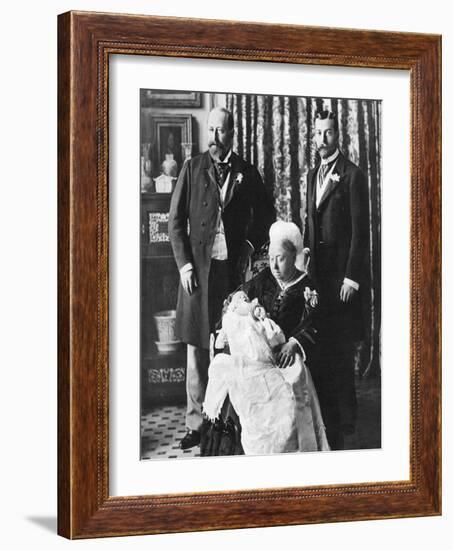 The Future King Edward VIII's Christening Day, 16 July 1894-null-Framed Giclee Print