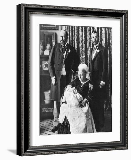 The Future King Edward VIII's Christening Day, 16 July 1894-null-Framed Giclee Print