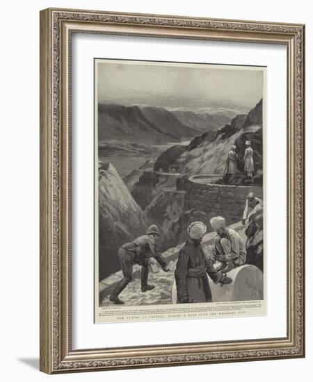 The Future of Chitral, Making a Road over the Malakand Pass-Joseph Nash-Framed Giclee Print