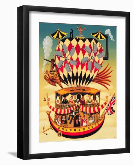 The Future of the Transatlantic Flight, 1999-Frances Broomfield-Framed Giclee Print