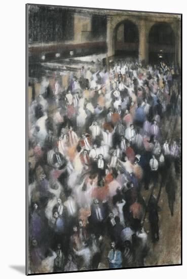 The Futures Market III, Royal Exchange, 1988-Bill Jacklin-Mounted Giclee Print