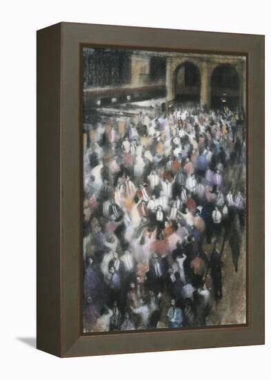 The Futures Market III, Royal Exchange, 1988-Bill Jacklin-Framed Premier Image Canvas