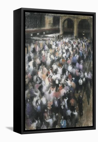 The Futures Market III, Royal Exchange, 1988-Bill Jacklin-Framed Premier Image Canvas