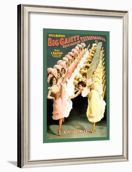 The Gaiety Dancers-null-Framed Art Print