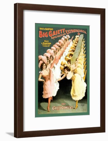 The Gaiety Dancers-null-Framed Art Print
