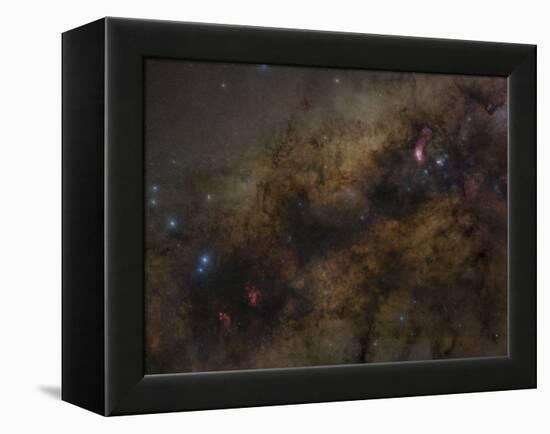 The Galactic Center of the Milky Way Galaxy-null-Framed Premier Image Canvas
