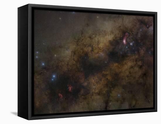 The Galactic Center of the Milky Way Galaxy-null-Framed Premier Image Canvas