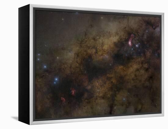 The Galactic Center of the Milky Way Galaxy-null-Framed Premier Image Canvas