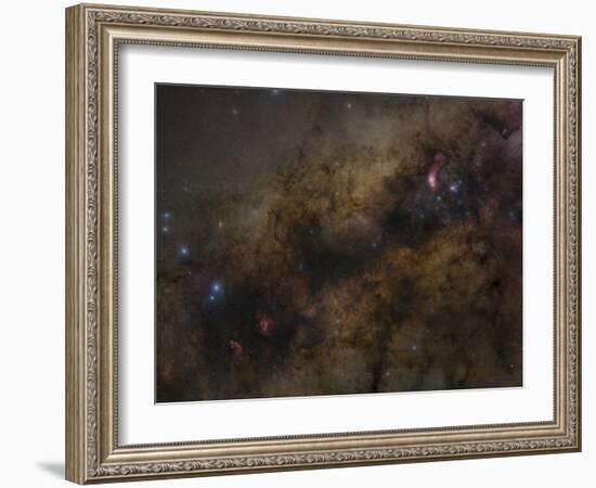 The Galactic Center of the Milky Way Galaxy-null-Framed Photographic Print