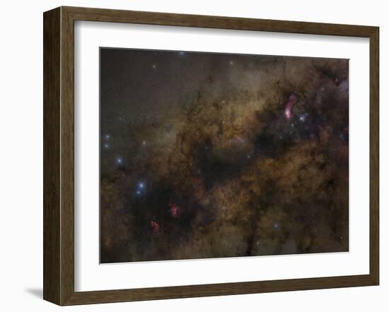 The Galactic Center of the Milky Way Galaxy-null-Framed Photographic Print