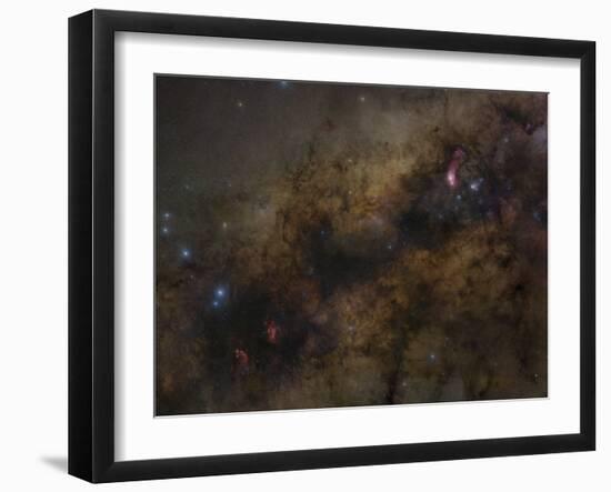 The Galactic Center of the Milky Way Galaxy-null-Framed Photographic Print